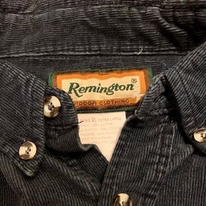 Vintage Remington Corduroy Button Up Shirt